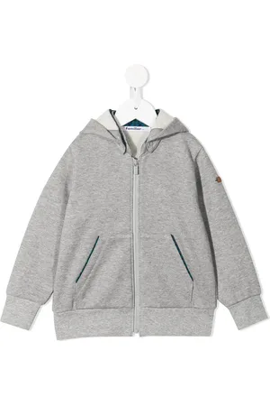Familiar Zipped cotton hoodie