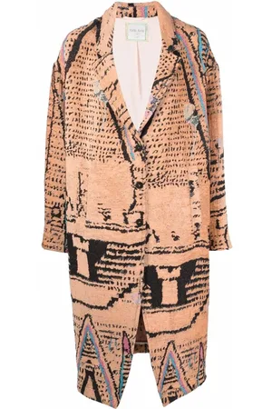 FORTE FORTE Graphic-print coat