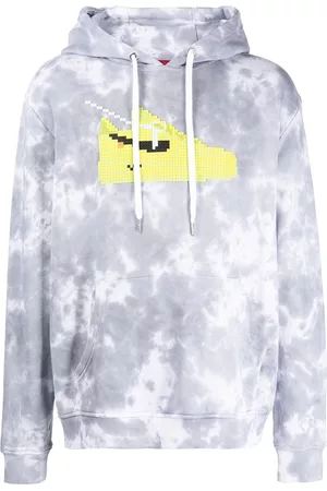 MOSTLY HEARD RARELY SEEN Men Jumpers - Volt tie-dye pullover hoodie