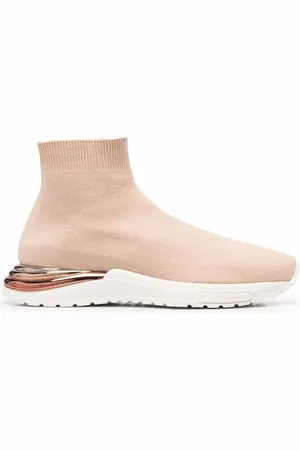 Salvatore Ferragamo Metallic heel-counter sneakers