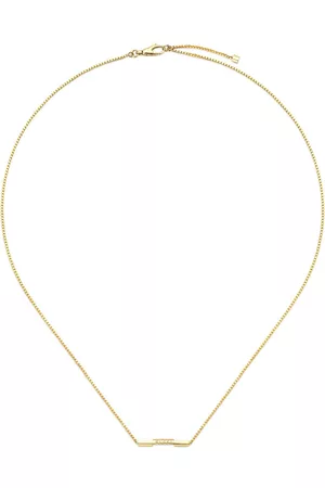 Gucci 18kt yellow Link to Love bar necklace