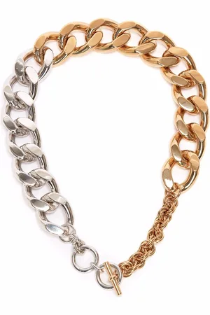 J.W.Anderson Two-tone chunky chain necklace