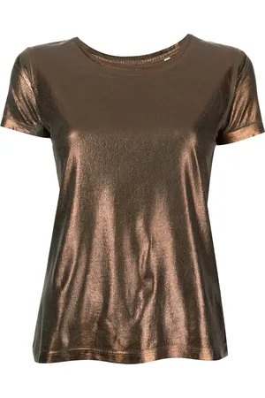 Madison.Maison Metallic cotton T-shirt