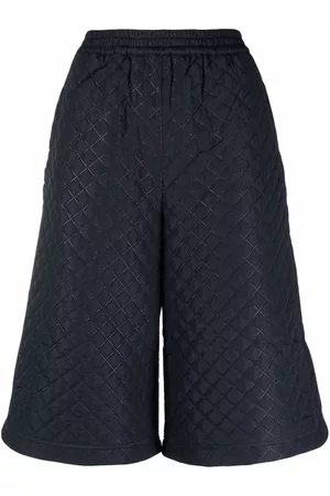 Stella Nova Diamond-quilted knee-length shorts