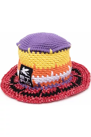 Etro Crochet-knit logo hat
