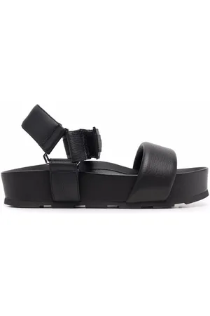 vic matiè Logo touch-strap sandals