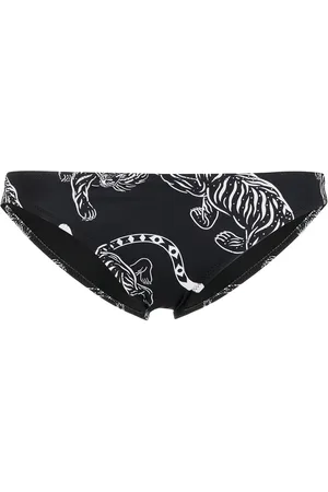 Solid The Eva tiger-pint bikini bottoms