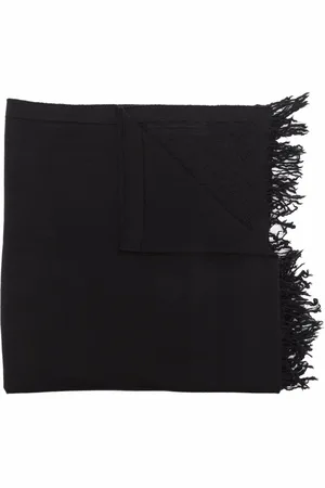 Rick Owens Fogachine knitted blanket scarf