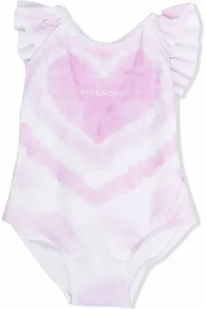 Givenchy Heart-print ruffled swimsuit