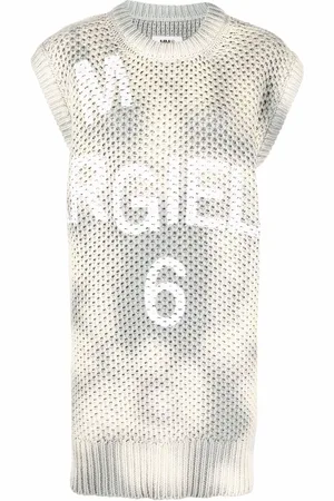 Maison Margiela Tie-dye knitted dress