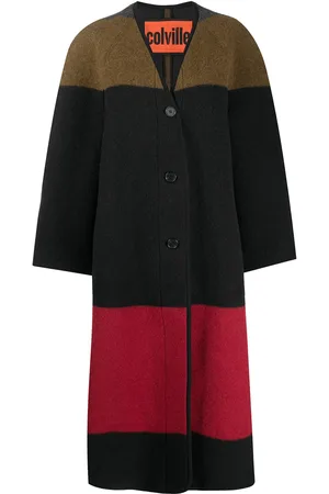 Colville Colour-block cardi coat
