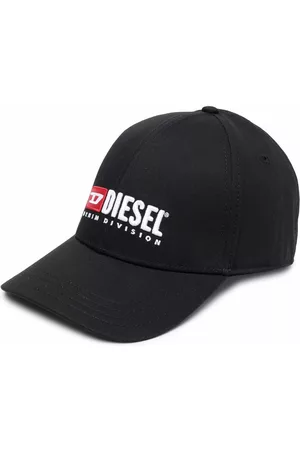 Diesel Red Tag Men Caps - Corry-Div logo-embroidered cap