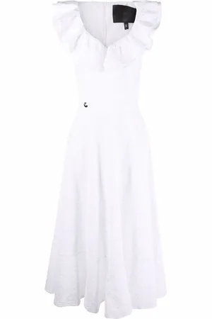 Philipp Plein Lace-design midi dress