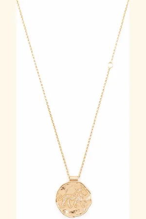 Maje Zodiac medal necklace