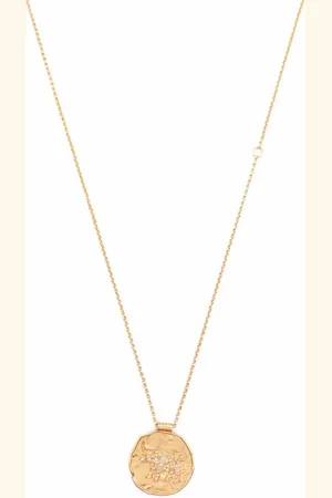 Maje Zodiac medal necklace