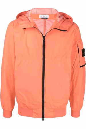 Stone Island Compass badge lightweight hooded jacket