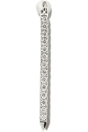 Maria Tash 18kt white gold Eternity Bar diamond charm