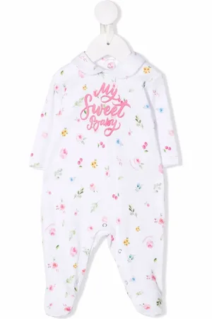 MONNALISA My Sweet Baby embroidered pyjamas