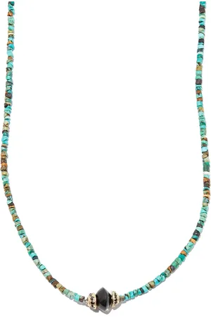 LUIS MORAIS 14kt yellow multi-stone necklace