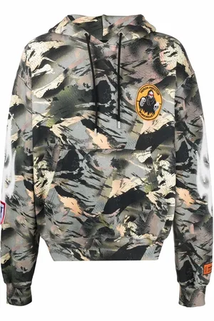Heron Preston Camouflage-print hoodie