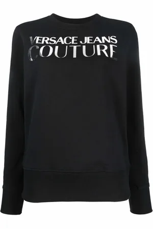 VERSACE Logo crew-neck sweatshirt