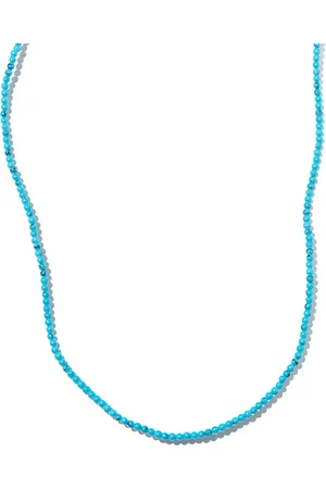 LUIS MORAIS 14kt yellow Hamsa turquoise necklace