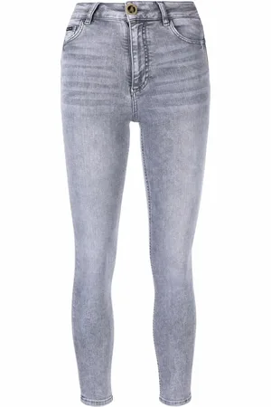 Philipp Plein Skinny cropped faded jeans