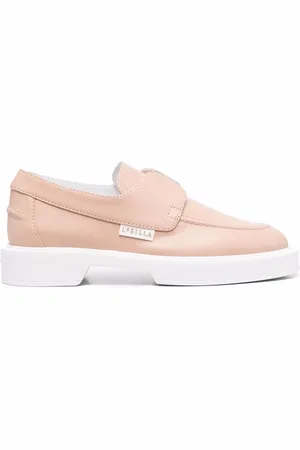 LE SILLA Two-tone leather loafers