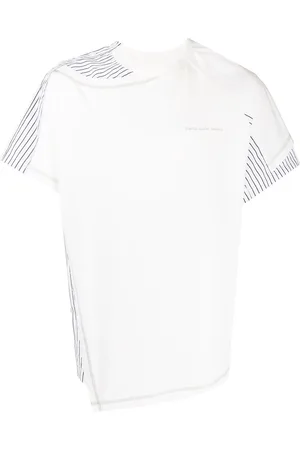 Feng Chen Wang Cotton contrast-panel T-shirt