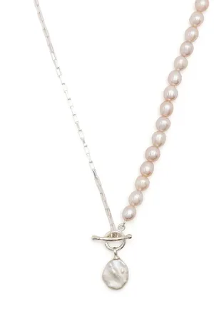 Dower and Hall Luna freshwater pearl-embellished necklace