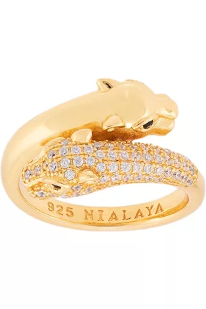 Nialaya Women Rings - Panther twisted ring