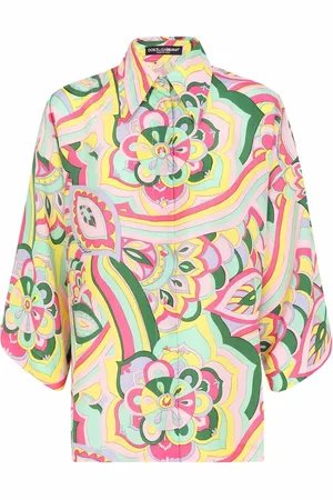 Dolce & Gabbana Abstract-print silk shirt