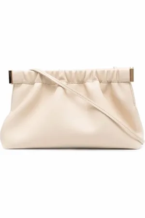 Nanushka Gathered-trim clutch bag