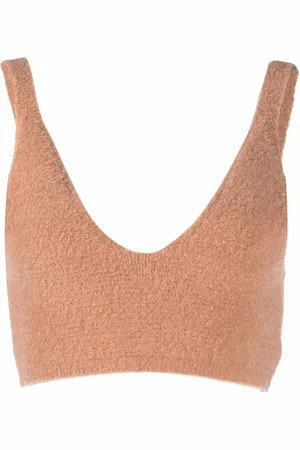 Nanushka Cropped knit top