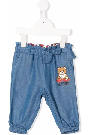 Moschino Teddy Bear-print TENCEL??? trousers