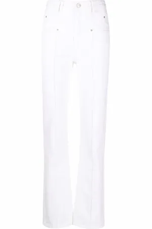 Isabel Marant Seam detailed bootcut jeans