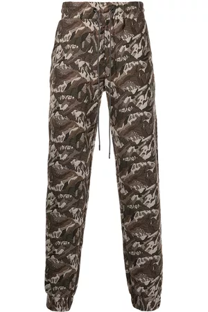 MOSTLY HEARD RARELY SEEN Men Pants - Camouflage jacquard track pants