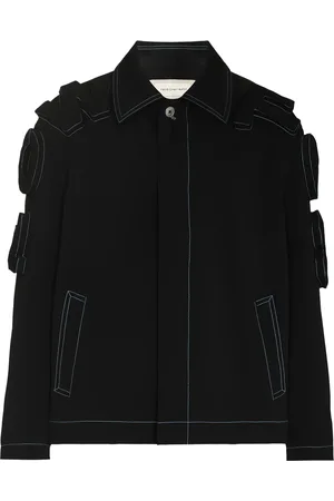 Feng Chen Wang 3D logo multi-pocket jacket