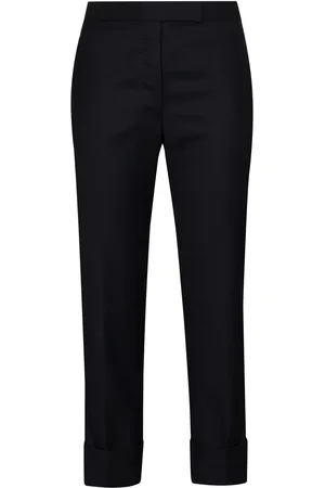 Thom Browne Super 120s cropped wool trousers