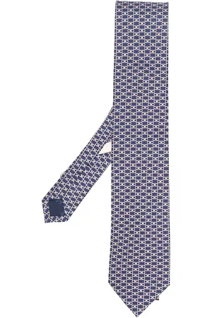 Salvatore Ferragamo Gancini motif pointed tie