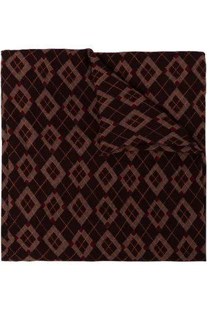 Onefifteen X ANOWHEREMAN argyle-print scarf