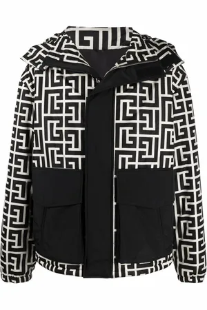 Balmain Logo-print padded jacket