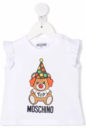 Moschino Teddy-motif ruffle top