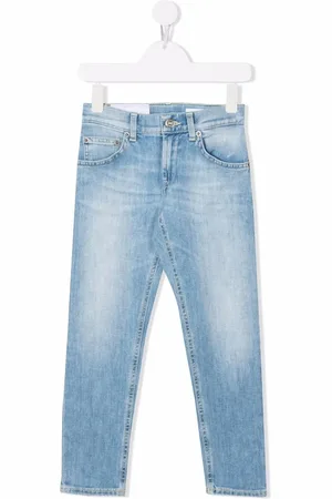 Dondup Straight-leg cotton-blend jeans