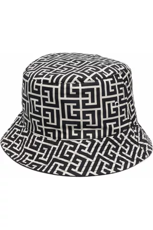 Balmain Women Hats - Logo embroidered bucket hat