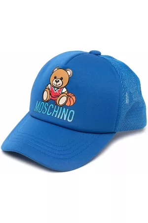 Moschino Kids Boys Caps - Teddy Bear motif cap