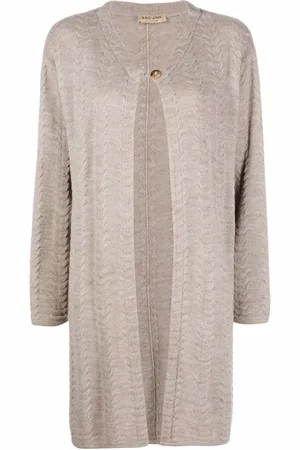 Giorgio Armani 1990s round-neck knitted cardigan