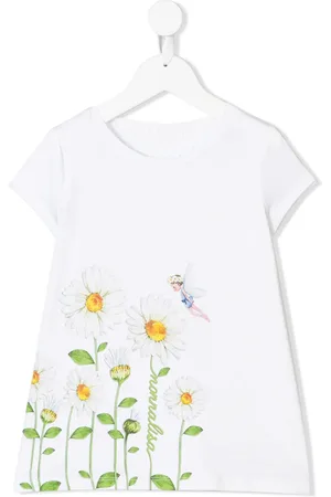 MONNALISA Floral short-sleeve T-shirt