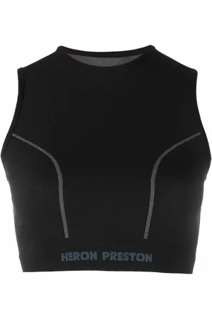 Heron Preston Logo-underband cropped top