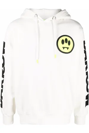 BARROW Logo-print drawstring hoodie